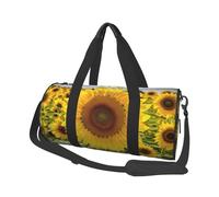 Travel Duffle Bag Weekender Bags For Men Women With Shoe Compartment Large Capacity Weekender Overnight Bag Brooklyn Bridge Carry On Tote Bags Sport Gym Bag For Travel Yoga, Blooming Sunflowers, One