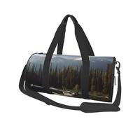 Travel Duffle Bag Weekender Bags For Men Women With Shoe Compartment Large Capacity Weekender Overnight Bag Animal Zebra Carry On Tote Bags Sport Gym Bag For Travel Yoga, Airplane On Lake, One Size