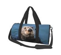 Travel Duffle Bag Weekender Bags for Men Women with Shoe Compartment Large Capacity Weekender Overnight Bag Sea Otter Carry On Tote Bags Sport Gym Bag for Travel Yoga