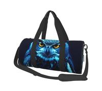 Travel Duffle Bag Weekender Bags For Men Women With Shoe Compartment Large Capacity Weekender Overnight Bag Cats Carry On Tote Bags Sport Gym Bag For Travel Yoga, Blue Owl, One Size