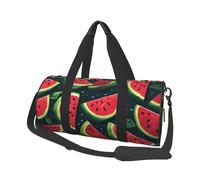 Travel Duffle Bag Weekender Bags For Men Women With Shoe Compartment Large Capacity Weekender Overnight Bag Golf Ball Carry On Tote Bags Sport Gym Bag For Travel Yoga, Red Watermelon, One Size