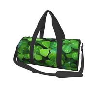Travel Duffle Bag Weekender Bags for Men Women with Shoe Compartment Large Capacity Weekender Overnight Bag Marine Dolphin Carry On Tote Bags Sport Gym Bag for Travel Yoga, Many Green Clover, One Size