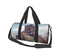 Travel Duffle Bag Weekender Bags For Men Women With Shoe Compartment Large Capacity Weekender Overnight Bag Pansy Flowers Carry On Tote Bags Sport Gym Bag For Travel Yoga, Armenian Church, One Size