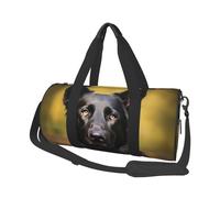 Travel Duffle Bag Weekender Bags for Men Women with Shoe Compartment Large Capacity Weekender Overnight Bag Black German Shepherd Dog Carry On Tote Bags Sport Gym Bag for Travel Yoga