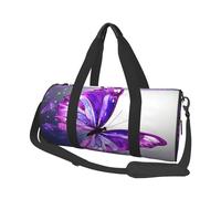 Travel Duffle Bag Weekender Bags For Men Women With Shoe Compartment Large Capacity Weekender Overnight Bag Black German Shepherd Dog Carry On Tote Bags Sport Gym Bag For Travel Yoga, Purple