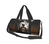 Travel Duffle Bag Weekender Bags for Men Women with Shoe Compartment Large Capacity Weekender Overnight Bag Animal Schnauzer Dog Carry On Tote Bags Sport Gym Bag for Travel Yoga, Animal Schnauzer Dog,