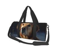 Travel Duffle Bag Weekender Bags for Men Women with Shoe Compartment Large Capacity Weekender Overnight Bag Golden Retriever Carry On Tote Bags Sport Gym Bag for Travel Yoga