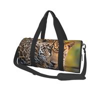 Travel Duffle Bag Weekender Bags for Men Women with Shoe Compartment Large Capacity Weekender Overnight Bag Polar Bear Carry On Tote Bags Sport Gym Bag for Travel Yoga, African Leopard, One Size
