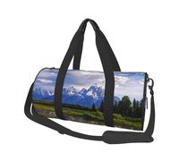 Travel Duffle Bag Weekender Bags for Men Women with Shoe Compartment Large Capacity Weekender Overnight Bag Grand Teton National Park Carry On Tote Bags Sport Gym Bag for Travel Yoga