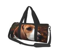 Travel Duffle Bag Weekender Bags for Men Women with Shoe Compartment Large Capacity Weekender Overnight Bag Cute Beagle Carry On Tote Bags Sport Gym Bag for Travel Yoga