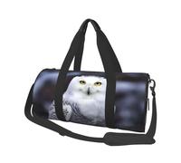 Travel Duffle Bag Weekender Bags for Men Women with Shoe Compartment Large Capacity Weekender Overnight Bag Arctic Owl Carry On Tote Bags Sport Gym Bag for Travel Yoga