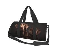 Travel Duffle Bag Weekender Bags for Men Women with Shoe Compartment Large Capacity Weekender Overnight Bag Brown Labrador Retriever Carry On Tote Bags Sport Gym Bag for Travel Yoga