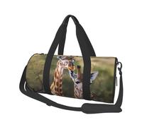 Travel Duffle Bag Weekender Bags for Men Women with Shoe Compartment Large Capacity Weekender Overnight Bag Two Cranes Flying Carry On Tote Bags Sport Gym Bag for Travel Yoga, Two Giraffes, One Size