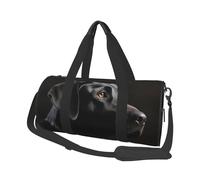 Travel Duffle Bag Weekender Bags For Men Women With Shoe Compartment Large Capacity Weekender Overnight Bag Bichon Frise Carry On Tote Bags Sport Gym Bag For Travel Yoga, Black Labrador, One Size