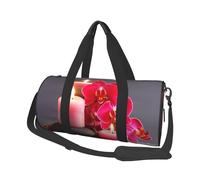 Travel Duffle Bag Weekender Bags for Men Women with Shoe Compartment Large Capacity Weekender Overnight Bag Orchid Stone Red Candles Carry On Tote Bags Sport Gym Bag for Travel Yoga