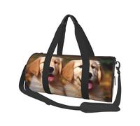 Travel Duffle Bag Weekender Bags For Men Women With Shoe Compartment Large Capacity Weekender Overnight Bag Golden Retriever Dogs Puppies Pets Carry On Tote Bags Sport Gym Bag For Travel Yoga, Golden
