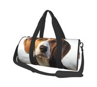 Travel Duffle Bag Weekender Bags for Men Women with Shoe Compartment Large Capacity Weekender Overnight Bag Tallinn Estonia Cityscape Carry On Tote Bags Sport Gym Bag for Travel Yoga, Cute Beagle Dog,