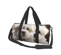 Travel Duffle Bag Weekender Bags For Men Women With Shoe Compartment Large Capacity Weekender Overnight Bag Bichon Frise Carry On Tote Bags Sport Gym Bag For Travel Yoga, Cute Maltese Puppy, One Size