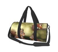 Travel Duffle Bag Weekender Bags For Men Women With Shoe Compartment Large Capacity Weekender Overnight Bag Cute Squirrels Carry On Tote Bags Sport Gym Bag For Travel Yoga, Cute Squirrels, One Size