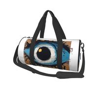 Travel Duffle Bag Weekender Bags for Men Women with Shoe Compartment Large Capacity Weekender Overnight Bag German Shepherd Dog Lovers Carry On Tote Bags Sport Gym Bag for Travel Yoga, Evil Eye, One
