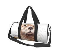 Travel Duffle Bag Weekender Bags for Men Women with Shoe Compartment Large Capacity Weekender Overnight Bag Sea Otter Carry On Tote Bags Sport Gym Bag for Travel Yoga