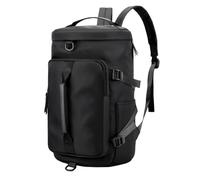 Travel Duffle Bag with Separate Shoes Compartment Wet Dry Separation Travel Backpack Waterproof Gym Luggae Bag BlackDuffle