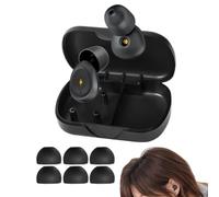 Travel Earplugs - 0.87 Inch Pair | Silicone Protection - Noise Cancelling Waterproof Reusable Design with 50dB Reduction for Sleeping Flights Concerts Work Motorcycles