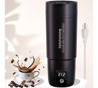 Travel Electric Boiler, Balabulala Portable Water Boiler with 6 Variable Presets, Personal Small Electric Kettle with Hot Temperature Controls and Boil Dry Protection