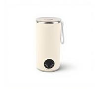 Travel Electric Kettle, Portable Small Tea Coffee Kettle with 4 Temperature Control, Stainless Steel Cordless Hot Water Boiler with Stirrer, 400ml, USB Rechargeable