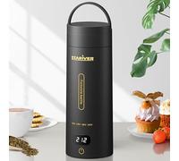 Travel Electric Kettle Small Portable Electric Kettle for Tea and Coffee, Hot Water Kettle with 4 Temperature Controls and Keep Warm, Automatic Shut-off 304 Stainless Steel