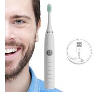 Travel Electric Toothbrush - Electric Rechargeable Toothbrush | Power Rechargeable Portable Toothbrushes | High Frequency Power Toothbrush With Soft Bristles | Multifunctional Toothbrushes For Men
