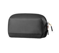 Travel Electronics Organizer - Cable Storage Bag, Battery Storage Case | Tech Organizer Pouch, 180° Opening Organizers, Electronic Accessories Holder, Daily Necessities Travel Gear, Black, Refer to