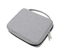 Travel Electronics Organizer Shockproof Storage Case Layer Large Cable Bag for Electronic Accessories with Handle Nylon Material Cables Phone Earphones USB Flash Drive SD Card Watc
