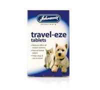 TRAVEL-EZE TABLETS DOG TRAVEL SICKNESS Tablets Jonson's Cat Dog Motion Sickness