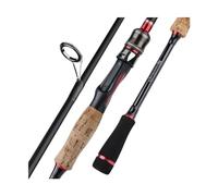 Travel Fishing Rod 1.8-2.1m 2 Sections Casting Jigging Powerful Titanium Tip Rubber Tail Octopus Boat Fishing Pole(2..1m)