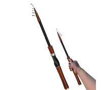 Travel Fishing Rod, Telescopic Fishing Rod - Baitcasting Rod Fishing Tackle - Travel Fishing Rods, Telescopic Fishing Rod, Folding Fishing Rod, Comfortable Handle, Re