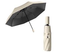 Travel Folding Umbrella with Automatic Open/Close Handle for Men Women Kids/Blocking/Portable Golf/Car Compact Umbrella/Lightweight Small Backpack/Rain Sun Anti UPF 50 UV Protection 99.9%