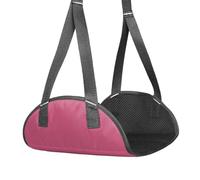 Travel Foot Hammock for Long Trip Airplanes Train Office Lightweight Practical Mesh Fabric Foldable Compact Foot Rest Space Saving Travel Accessories