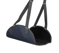 Travel Foot Hammock for Long Trip Airplanes Train Office Lightweight Practical Mesh Fabric Foldable Compact Foot Rest Space Saving Travel Accessories