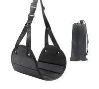 Travel Foot Hammock - Portable Foot Rest Strap, Airplane Adjustable Sling Rest Supports, Comfortable Leg Elevation Support, Easy Install Travel Accessory | Comfort Leg Support Rests Solution