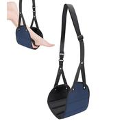 Travel Foot Rest - Flight Leg Hammock, Adjustable Airplane Sling | Compact Foots Support System, Portable Seat Accessory for Comfort, Comfortable Foot Swing for Business and Economy Class
