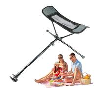 Travel Foot Rest - Outdoor Seating Footstool - Lightweight Folding Retractable Footrest, Suitable for Outdoor Gardening, Fishing, Beach Hiking