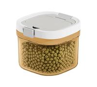 Travel Formula Dispenser - 210g Formula Dispenser | Reserve Box with Scoop,The Press Structure Combined ABS Jar with A Button-Type Lid Ensures Smooth One-Handed Operatings.