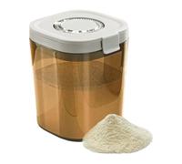 Travel Formula Dispenser | Kitchen Food Storage Box,Sealed Formula Dispenser with Spoon for Cereals, Snack, Baby Food for Home Kitchen