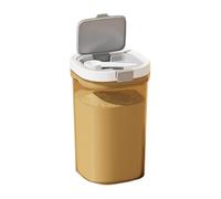Travel Formula Dispenser, Sealed Milk Powder Storage Box, 12x12x10cm/4.72x4.72x3.94 inches Stackable Container with Scoop for Nursery, Refrigerator, Feeding, Kitchen, Outdoor Travels Use