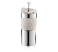 Travel French Press Coffee Maker Set Stainless Steel with Extra Lid Vacuum 0.35