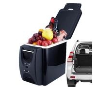 Travel Fridge for Car - Compact 6L Portable Car Refrigerator | Energy-Saving Shockproof Cooler with Hot & Cold Box Function, Ideal for Picnics, Camping, Home Use, and Long Vehicle Journeys