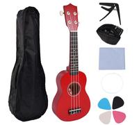 Travel Friendly 21Inch Ukulele 4 Strings Ukulele Musical Instruments Basswood Texture For Novices And Instrument Fan Student