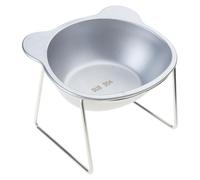 Travel Friendly Bowl Hygienic Dog Water Dish High Temperatures Resistant Dish Pet Feeding Supply Metal Stand Cats Dishes