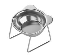 Travel Friendly Bowl Hygienic Dog Water Dish High Temperatures Resistant Dish Pet Feeding Supply Metal Stand Cats Dishes